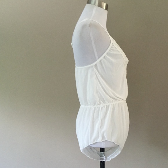 White Teddie Medium Sheer Adjustable Straps - Picture 7 of 9